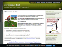 Tablet Screenshot of motorsense-test.de